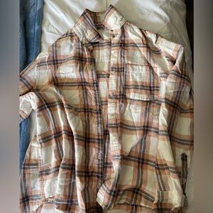 button up flannel. worn a few times.
